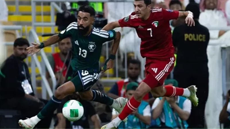 كأس الخليج..التعادل السلبي يحسم الشوط الأول بين السعودية والكويت