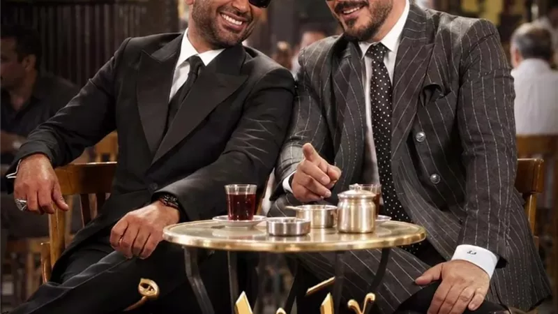 برفقة رامى عياش .. أحمد سعد يروج لكليب 