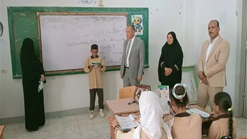 وكيل وزارة التعليم بأسيوط يتفقد بعض المدارس الجديدة
