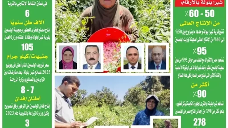 شبرا بلولة.. تضع مصر على خريطة العطور العالمية