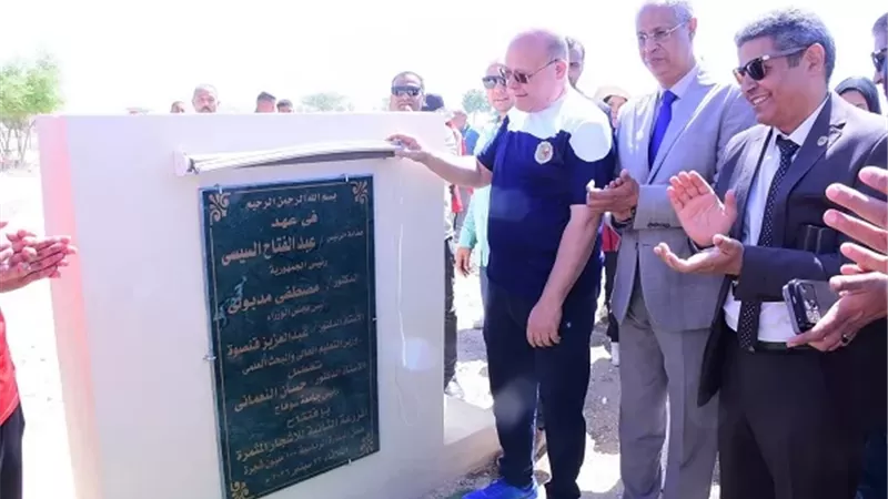 رئيس جامعة سوهاج يفتتح المزرعة الثانية للأشجار المثمرة