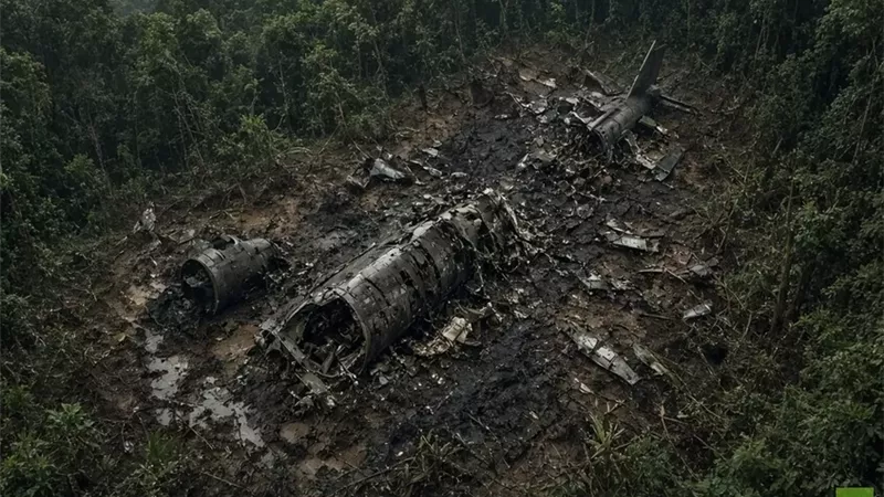 تحطم طائرة عسكرية في الكونغو الديمقراطية ومقتل 14 شخصا