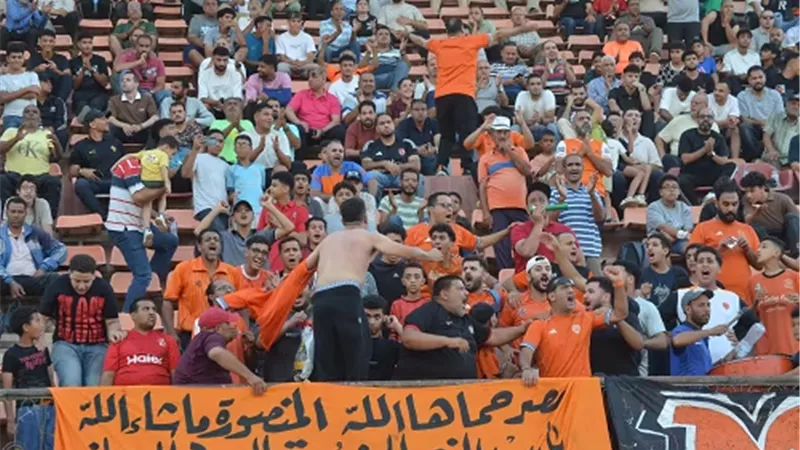 غضب في المنصورة بعد الخسارة أمام مالية كفر الزيات