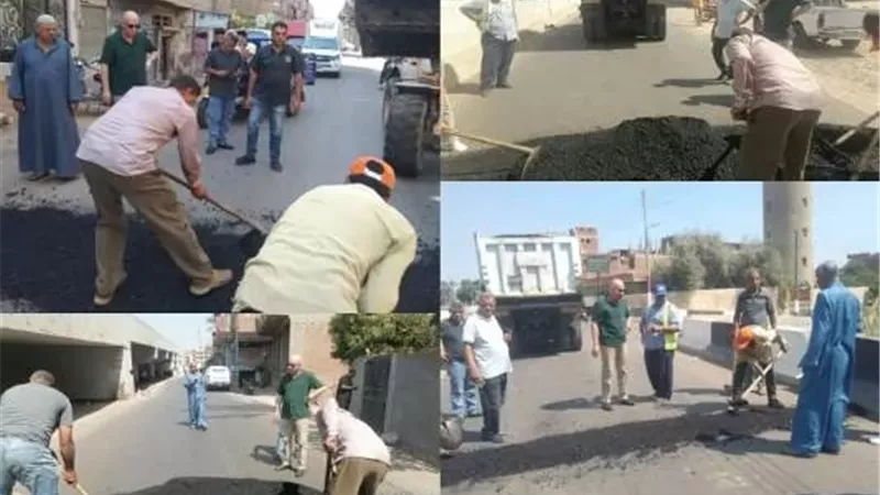 استجابة لمطالب الأهالي.. 13 مطباً صناعياً لتأمين طريق بنها–المنصورة بكفر شكر