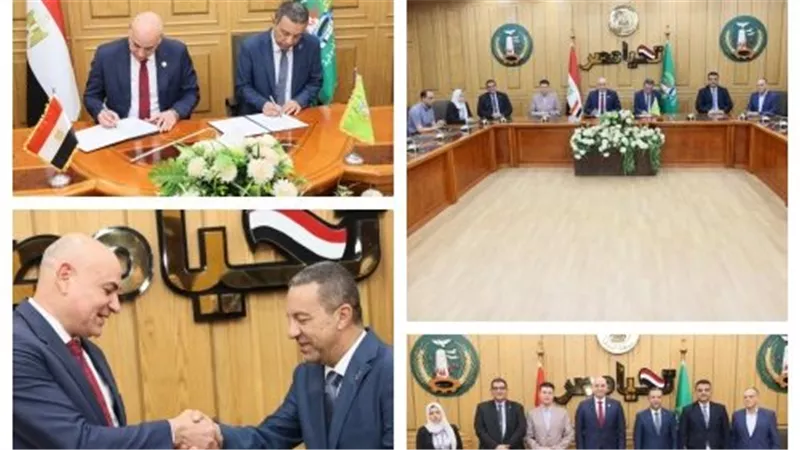 تعاون جديد بين محافظة المنوفية وجامعة السادات في التدريب والصيانة