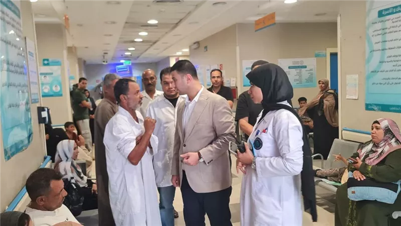 متابعة ميدانية لمستشفى ابوخليفة للطوارئ بالإسماعيلية