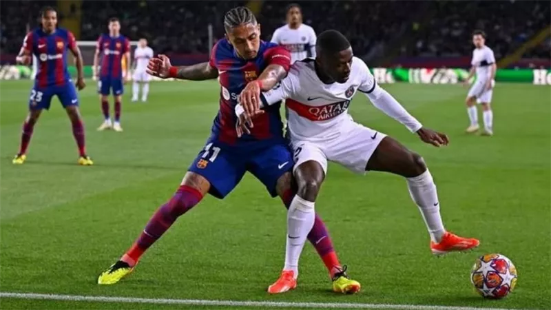 دوري ابطال اوروبا. موعد مباراة برشلونه امام باريس سان جيرمان