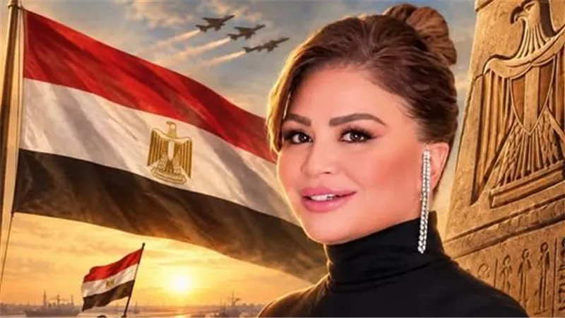 إلهام شاهين تحتفل بذكرى نصر أكتوبر