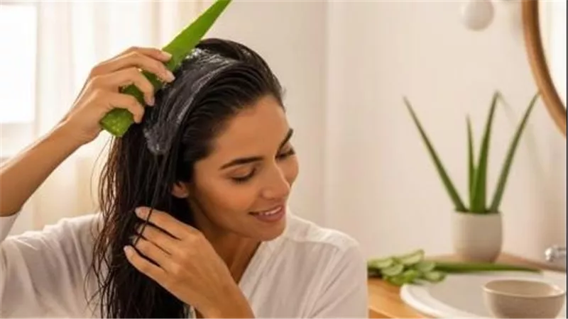 جيل الصبار للشعر.. ترطيب طبيعي وفوائد محتملة لفروة الرأس