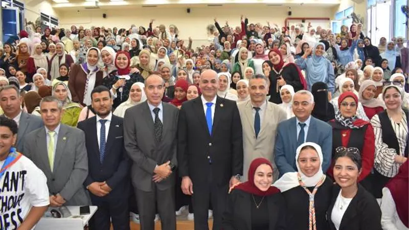 رئيس جامعة السادات يشارك باحتفالية الطفولة المبكرة لاستقبال الطلاب الجدد والقدامى