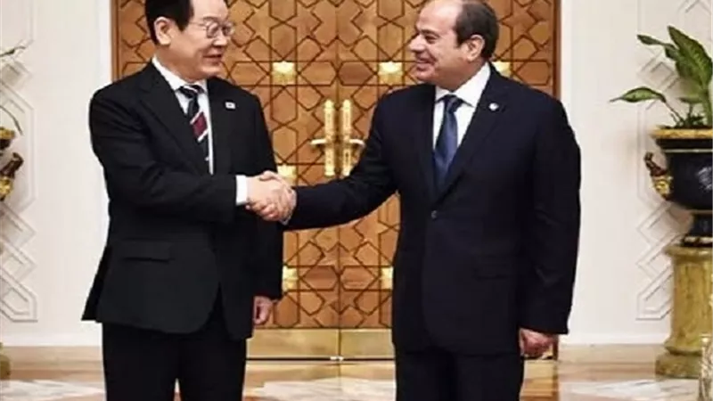 خلال مباحثاته في كوريا.. الرئيس السيسي يستعرض جهود مصر لاستعادة الاستقرار الإقليمي