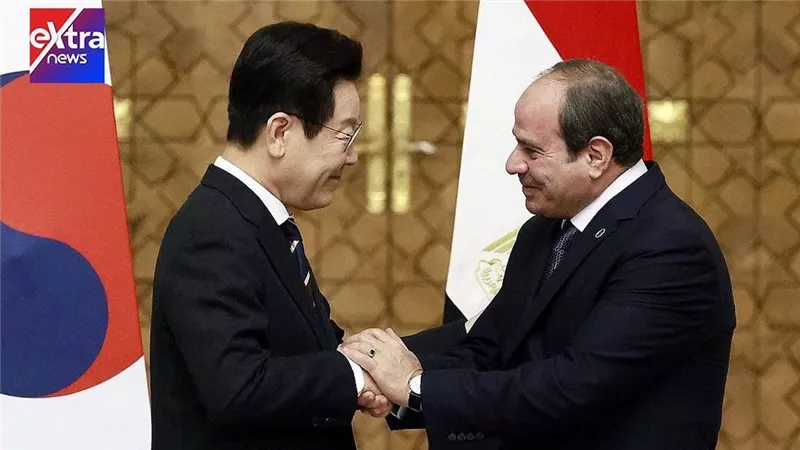الرئيس السيسي: نسعى لتوسيع نفاذ الصادرات المصرية إلى السوق الكورية