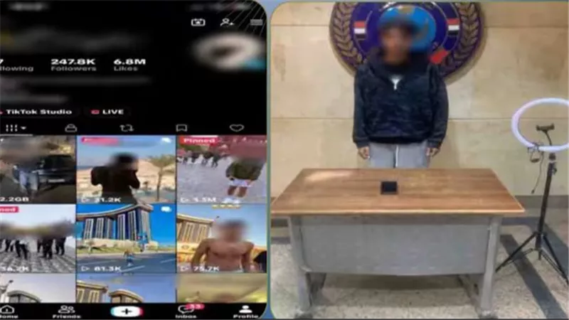 ضبط صانع محتوى لنشر فيديوهات خادشة للحياء بهدف زيادة المشاهدات