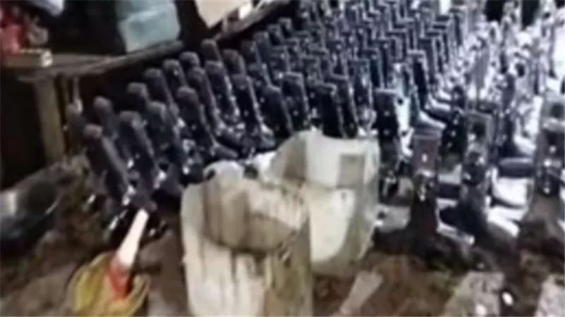 ضبط مصنع غير مرخص لتصنيع خلاطات المياه المغشوشة بالقليوبية