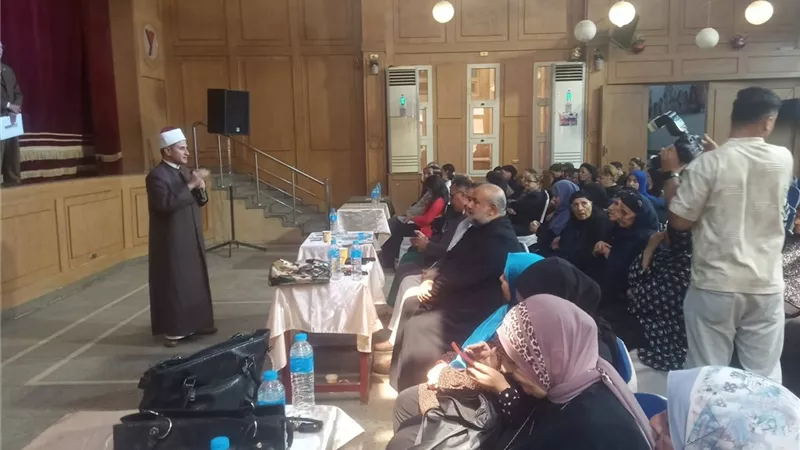 وفد المنظمة العالمية لخريجي الأزهر بالمنيا يشارك في الاحتفال باليوم العالمي للمسنين