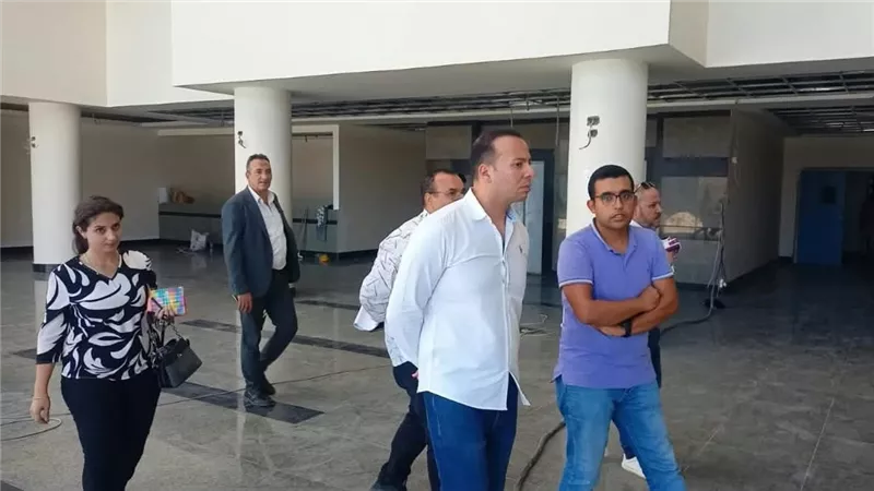 وكيل صحة البحيرة  يتابع الأعمال الإنشائية الجديدة بمستشفى  بدر المركزى 