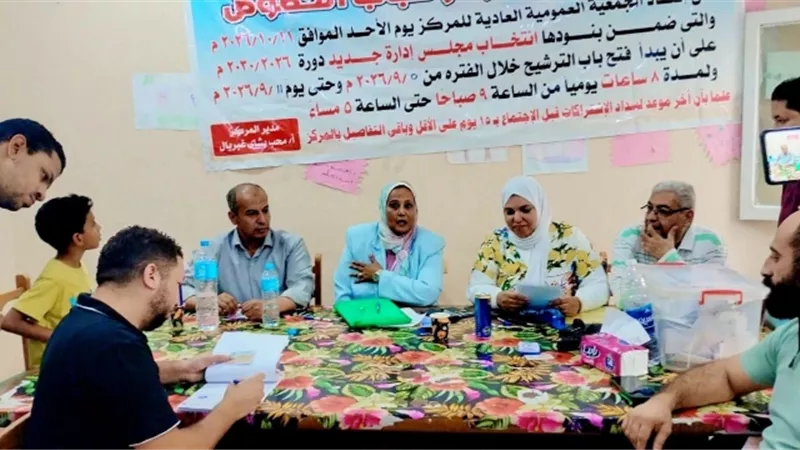 مدير رياضة القليوبية تتابع إنعقاد الجمعية العمومية بالخصوص