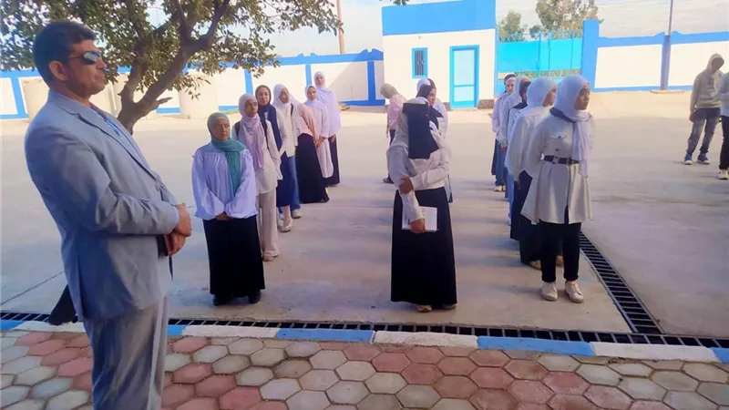 مدير التعليم الفني بإدارة سيدي سالم يفاجئ المدارس التكنولوجية