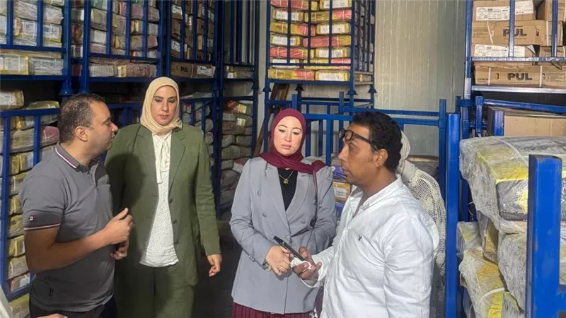 ضبط 900 كجم مفروم دجاج غير مطابق للمواصفات في حملة بيطرية مكبرة بالمنصورة 