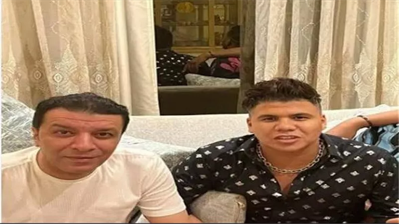 الفنان مصطفى كامل وعمر كمال