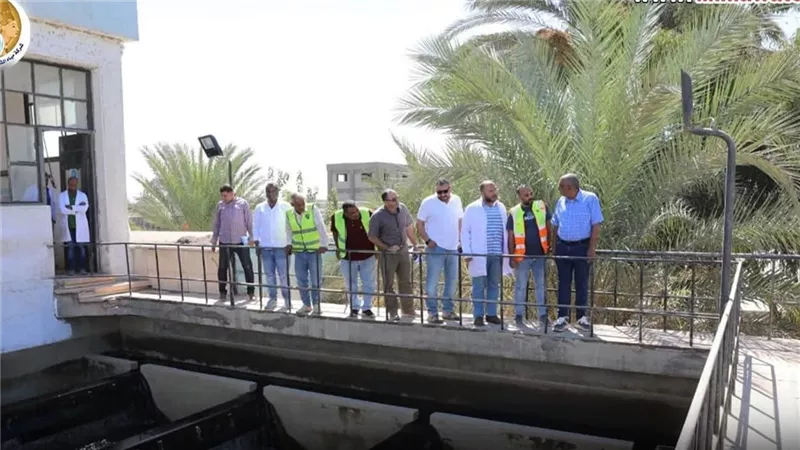 رئيس مياه المنيا  يتفقد انتظام خدمات المياه والصرف  بفرع مطاي استعدادا للشتاء