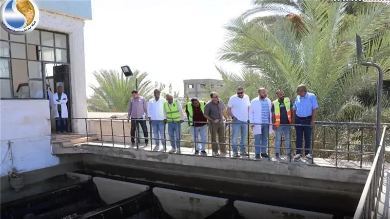رئيس مياه المنيا يتفقد انتظام خدمات المياه والصرف  بفرع مطاي استعدادا للشتاء.
