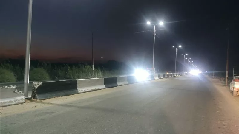 كشافات ليد وتشجير ودهانات .. تفاصيل تطوير طريق السنبلاوين والمنصورة بالدقهلية