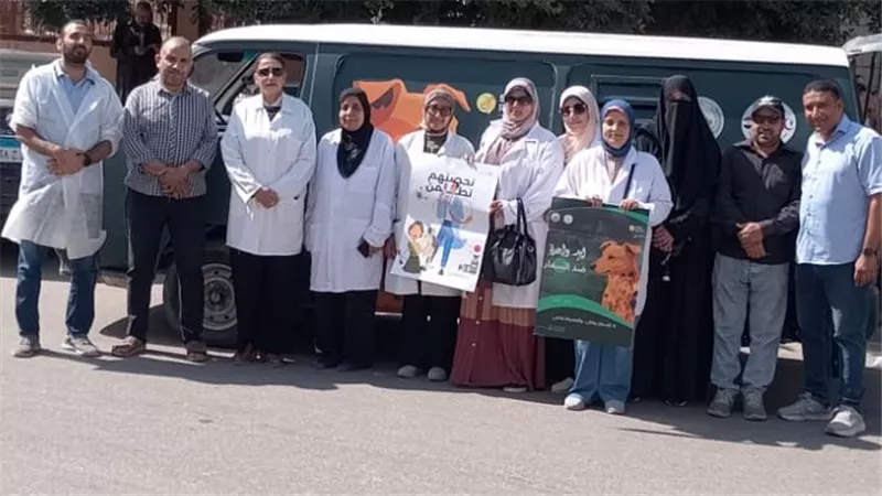 تحصين ٧٠ كلب  بنطاق ٤ مراكز بالبحيرة