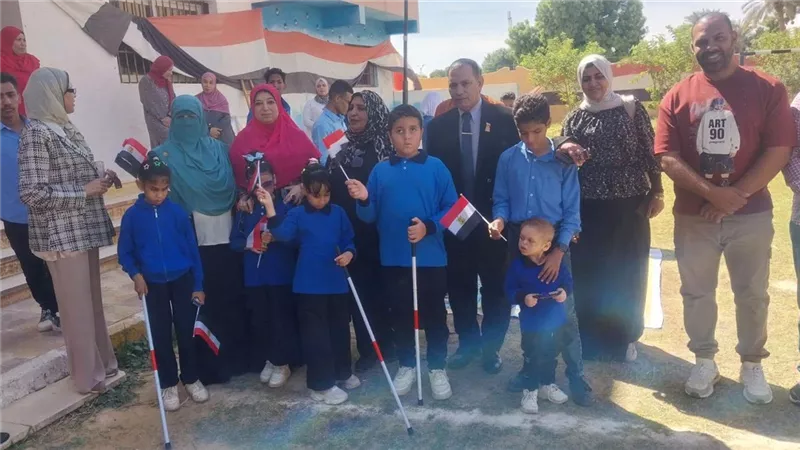 ورش لترشيد استهلاك المياه بلغة الإشارة لطلاب مدرسة الأمل بالوادي الجديد