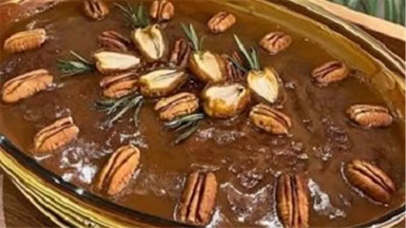 بودينج التمر بالجوز