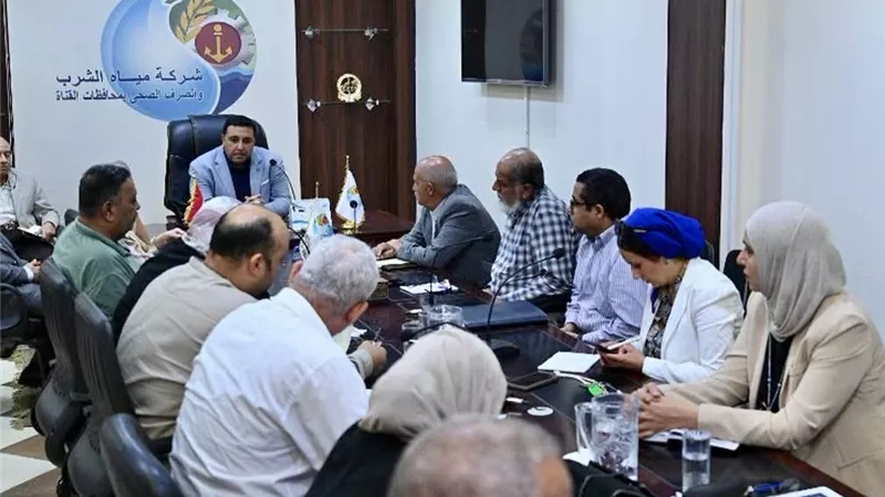 التراس يحدد أولويات المرحلة الجديدة بشركة مياه القناة