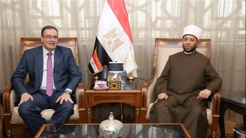وزير الأوقاف يستقبل رئيس «التنظيم والإدارة» لبحث تعزيز التعاون المشترك