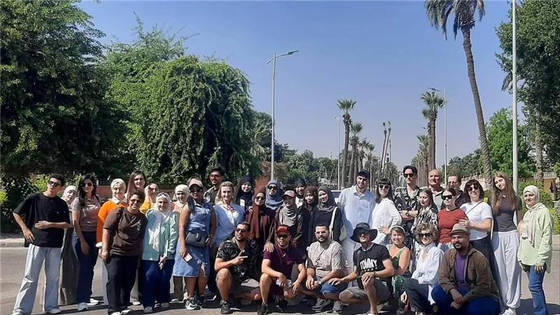 جولة سياحية لضيوف مهرجان الإسماعيلية للفنون الشعبية