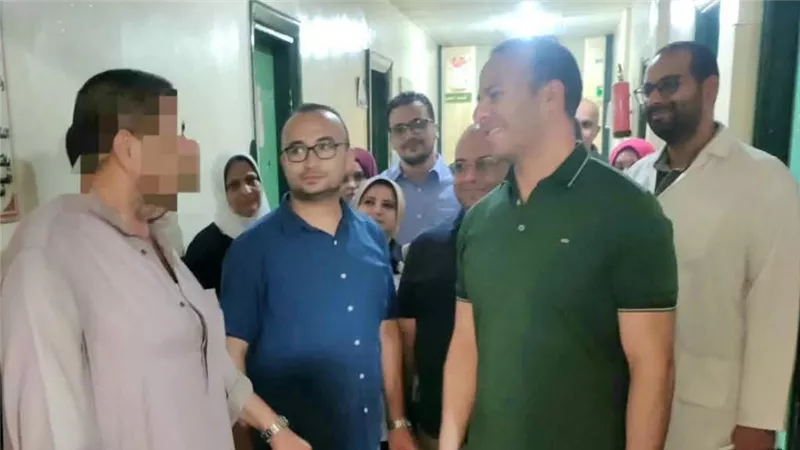 وكيل صحة البحيرة يفاجئ مستشفى رشيد المركزى