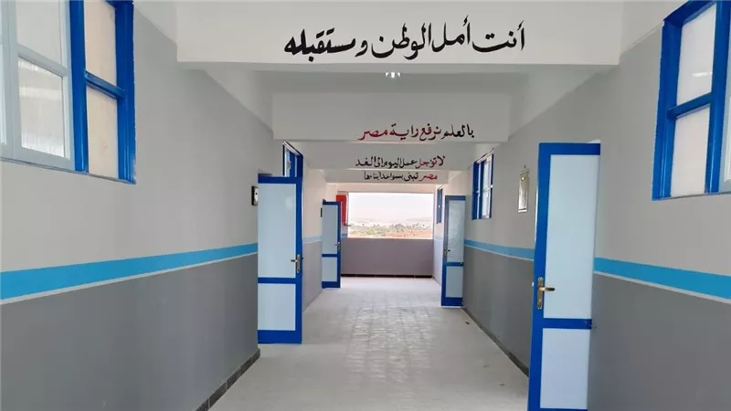 محافظ أسيوط: جناح توسع بمدرسة مسارة الصباحي الابتدائية بديروط يضم 19 فصلًا