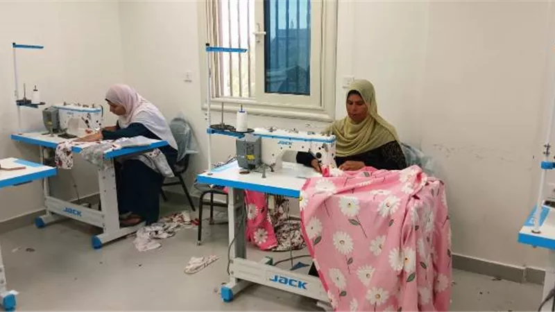 اختتام  دورة تدريبية لتدريب السيدات بأبو حمص على مهارات الخي