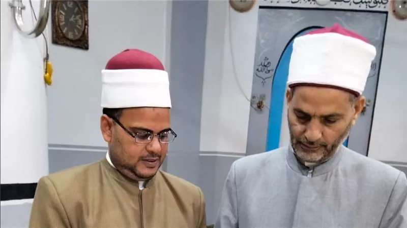 مدير أوقاف المنيا يتفقد مساجد البدرمان  ويتابع الخطبة والصلاة بمسجد الوسية