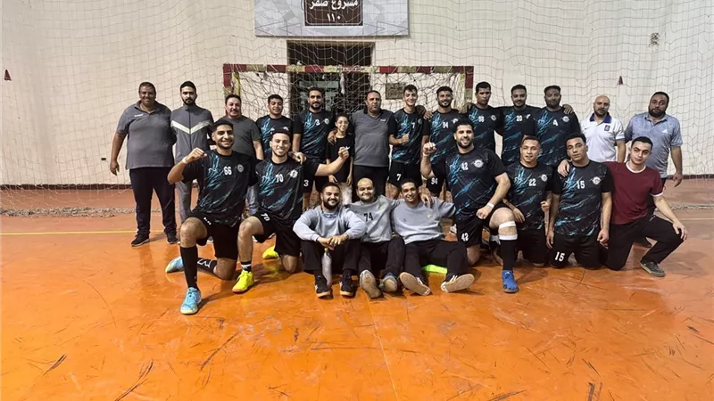 الفوز الثانى لفريق كرة اليد  بنادى محافظة الفيوم 