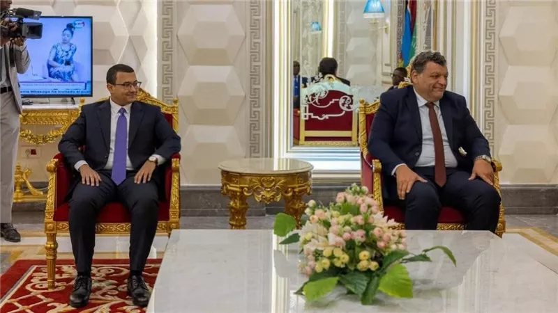 السفير المصري يلتقي نائب رئيس غينيا الاستوائية