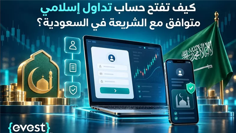 كيف تفتح حساب تداول إسلامي متوافق مع الشريعة في السعودية؟