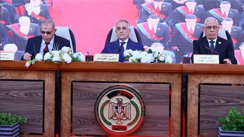 وزير العدل يشهد أداء اليمين القانونية لمعاوني النيابة العامة