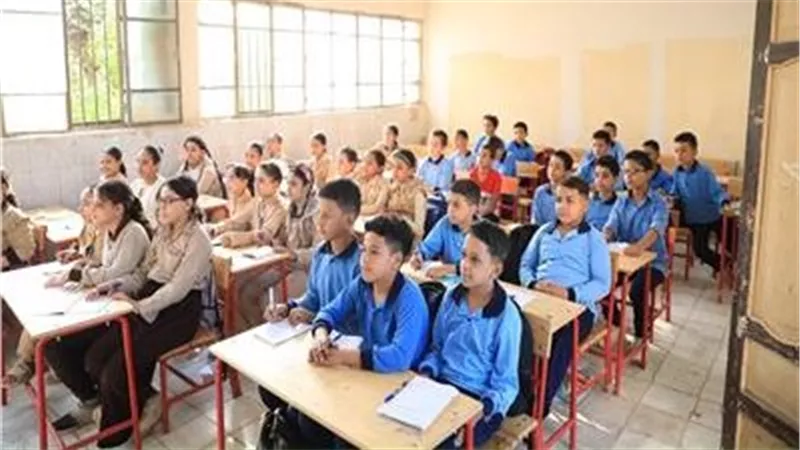 تلاميذ داخل إحدى الفصول 