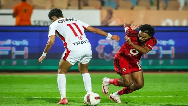 جانب من مباراة الأهلي والزمالك