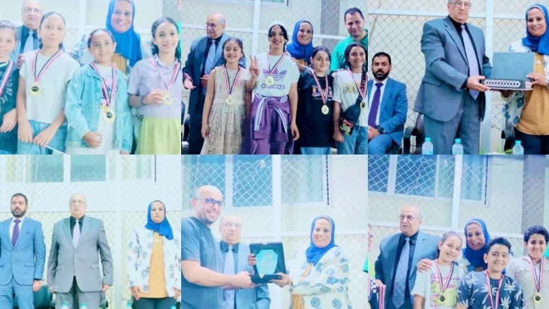 مدير الرياضة بالقليوبية تشهد تكريم براعم السباحة بمركز التنم