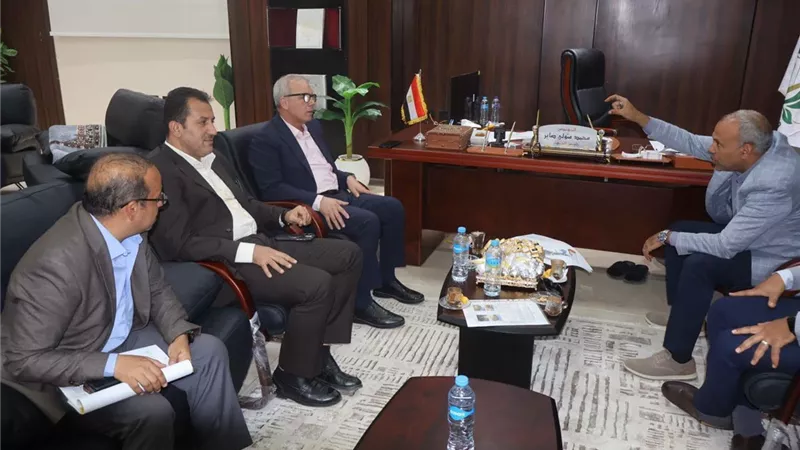 خلال زيارة المهندس أحمد علي، نائب رئيس هيئة المجتمعات