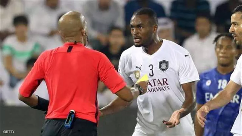 عقوبة رادعة للاعب قطرى بسبب 