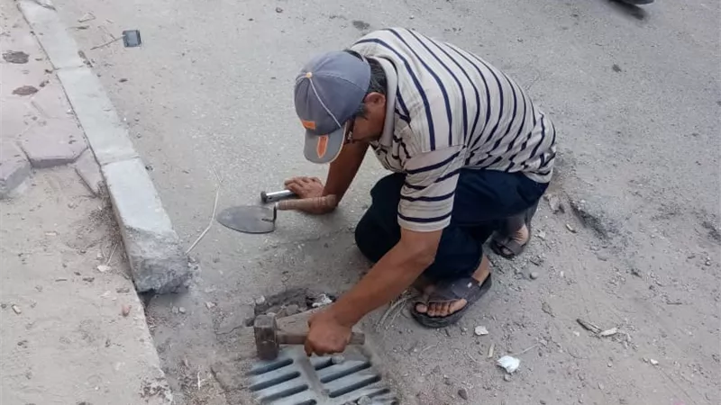 طوارئ في جهاز دمياط الجديدة تحسبا لسقوط أمطار.. صور
