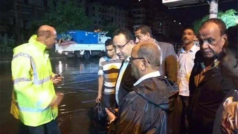 امطارغسيل البلح اغرقت الاسكندرية