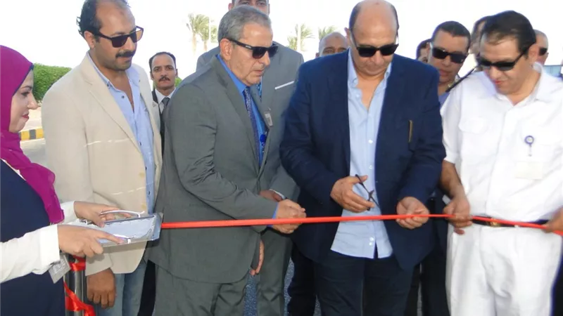 مطار مرسي علم يفتتح بوابة مهبط الطائرات الجديدة بتكلفة 5 مليون جنيه