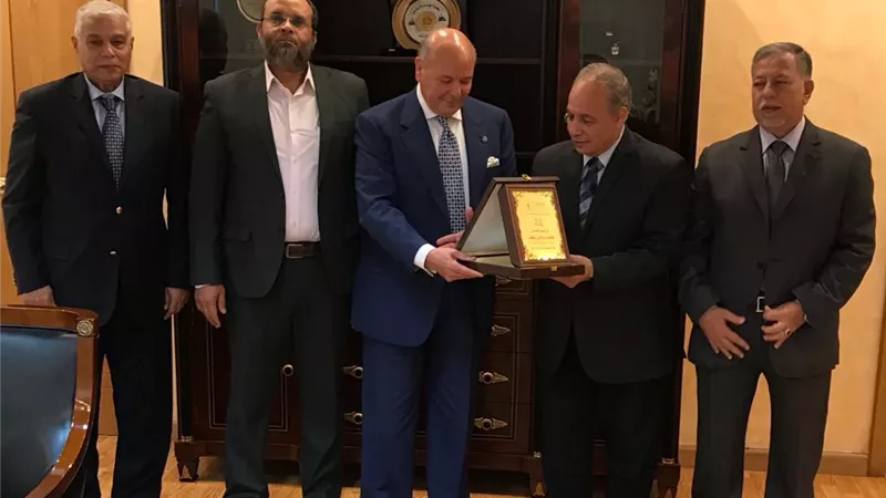 وفد غرفة مواد البناء يبحث مع رئيس اتحاد مقاولي التشييد الترويج للصناعة الوطنية